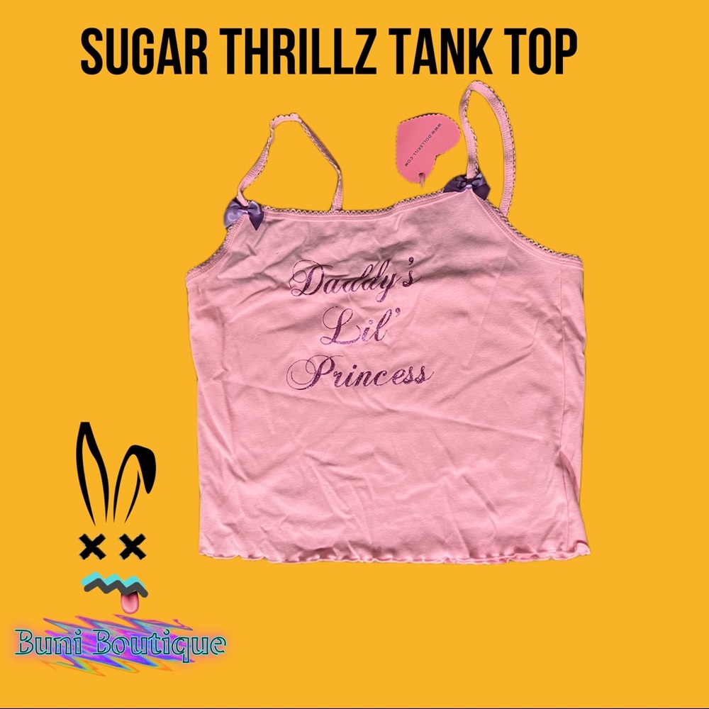 ❌SOLD ON MERCARI❌Sugar Thrillz Tank Top